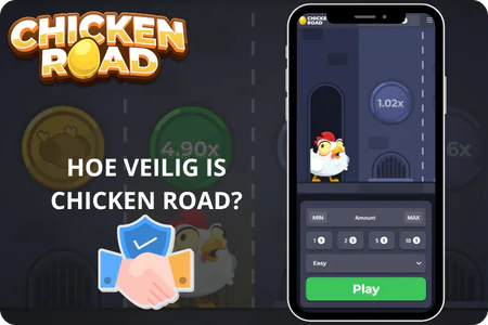 Chicken Road app betrouwbaarheid met schild- en handdruk-symbool