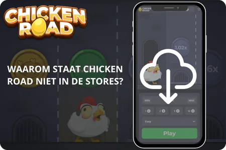 Chicken Road app met download-icoon buiten de officiële stores